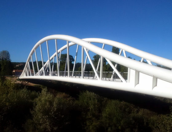 Image passerelle piétonne Bow String en France