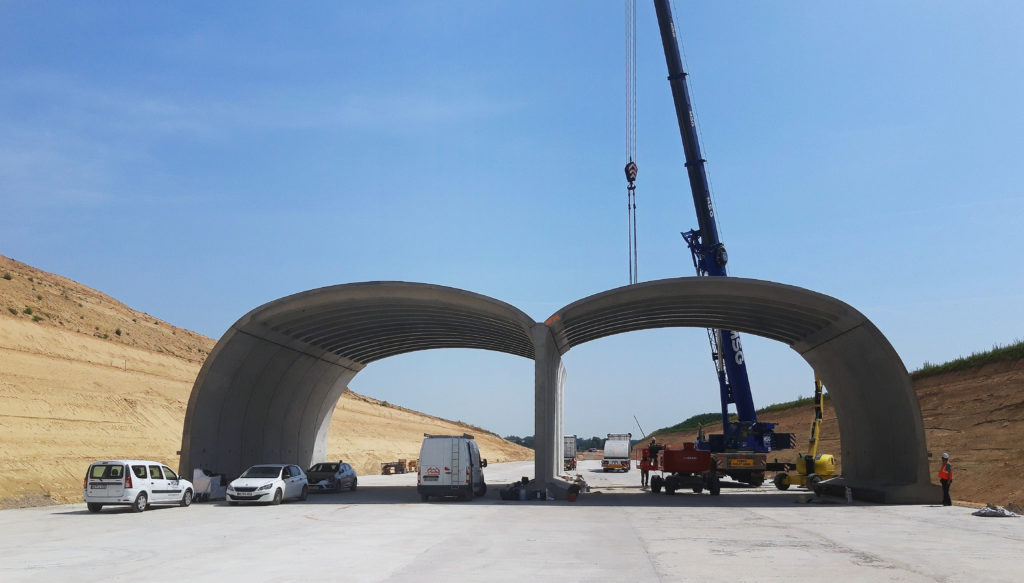 Contournement Ouest de Strasbourg Béton préfabriqué